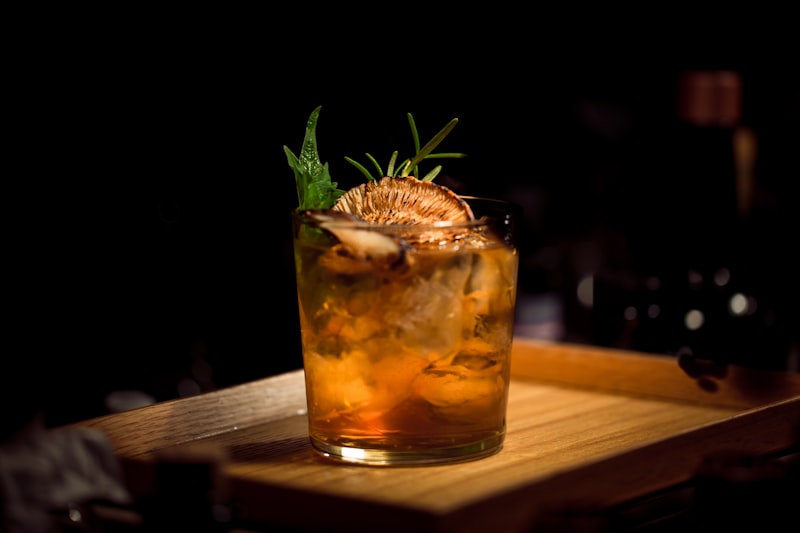 Craft cocktail at The Sunset Lounge