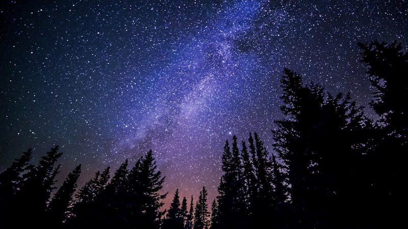 Milky Way visible over the prairie night sky